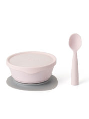 First-Bite-Suction-Bowl-With-Spoon-Feeding-Set--Cotton-Candy-Cotton-Candy-1