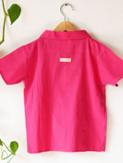 Voice-of-heart-Unisex-drop-shoulder-half-sleeves-shirt-in-pink-2