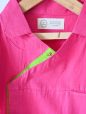 Voice-of-heart-Unisex-drop-shoulder-half-sleeves-shirt-in-pink-6