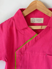 Voice-of-heart-Unisex-drop-shoulder-half-sleeves-shirt-in-pink-9