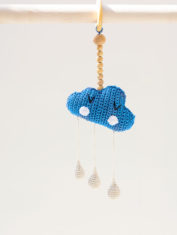 Blue-cloud-crochet-Hanging---Blue