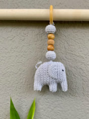 Grey-elephant-crochet-Hanging-1