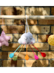 Spike-Ball-with-rattle-sound-crochet-Hanging