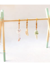 Wooden-Green-Play-Gym-with-hangings-1