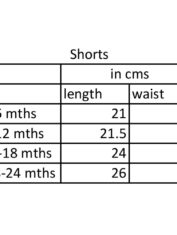 shorts-size-guide