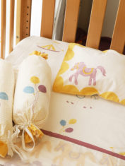 Cot-Bedding-Set---I-am-going-to-circus---Yellow-3