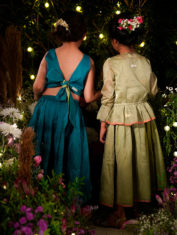 Green-pattu-dress-lehenga-set-4