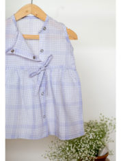 Happy-camper-girls-jhabla-in-lavender-handwoven-cotton-checks-3