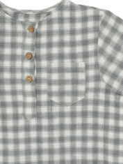 Boys-half-sleeve-shirt-in-handloom-cotton-Grey-stripes-3