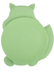 Silicone-Squirrel-plate-with-suction-+-Spoon-and-fork-set----Green_4