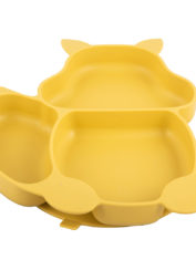 Silicone-Squirrel-plate-with-suction-+-Spoon-and-fork-set----Yellow_3
