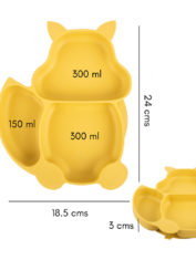 Silicone-Squirrel-plate-with-suction-+-Spoon-and-fork-set----Yellow_5