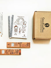 Eco-friendly-Gift-box-Plantable-Note-Books-Recycled-pencils-and-Seed-Colour-Pencils-Kids-Hamper-1-new