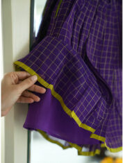Lata-girls-ethnic-wear-top-and-lehenga-skirt-coord-in-purple-handwoven-checks6