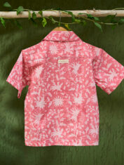 Boogie-kids-half-sleeve-shirt-in-pink-floral-hand-block-print-cotton-2