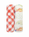 Bamboo-Muslin-Swaddles-Set-of-2--Picnic-Party-Gingham-Checks-1