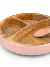 Wooden-Round-Plate-with-Silicone-Suction-and-Spoon---Pink_5