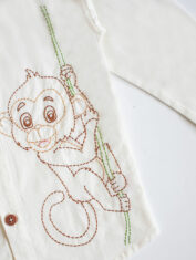 Frosty-Monkey-Embroideryed-Formal-Shirt-2