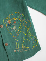 Lion-on-Pines-Embroidered-Formal-Shirt-2