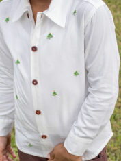 Frosty-Pine-Trees-Embroidered-Formal-Shirt-3