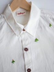 Frosty-Pine-Trees-Embroidered-Formal-Shirt-7