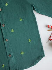 Pined-Pine-Trees-Embroidered-Formal-Shirt-7