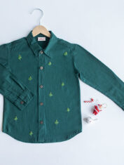 Pined-Pine-Trees-Embroidered-Formal-Shirt-8