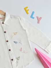 Fly-High-Embroidered-Formal-Shirt-White-4