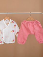 Baby-Jhabla-Pajama-Set---Colours-of-the-Earth---Elle-Pink-1