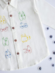 Colourful-Emoji-Eyes-Embroidered-Unisex-Shirt-White-2-M24
