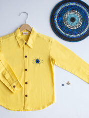 Evil-Eye-Embroidered-Unisex-Shirt-Yellow-1-M24