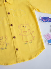 Sibling-Pigs-Embroidered-Unisex-Shirt-Yellow-2-M24